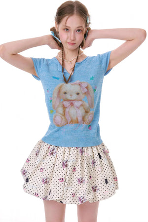 Berry Sweet Knitted Top