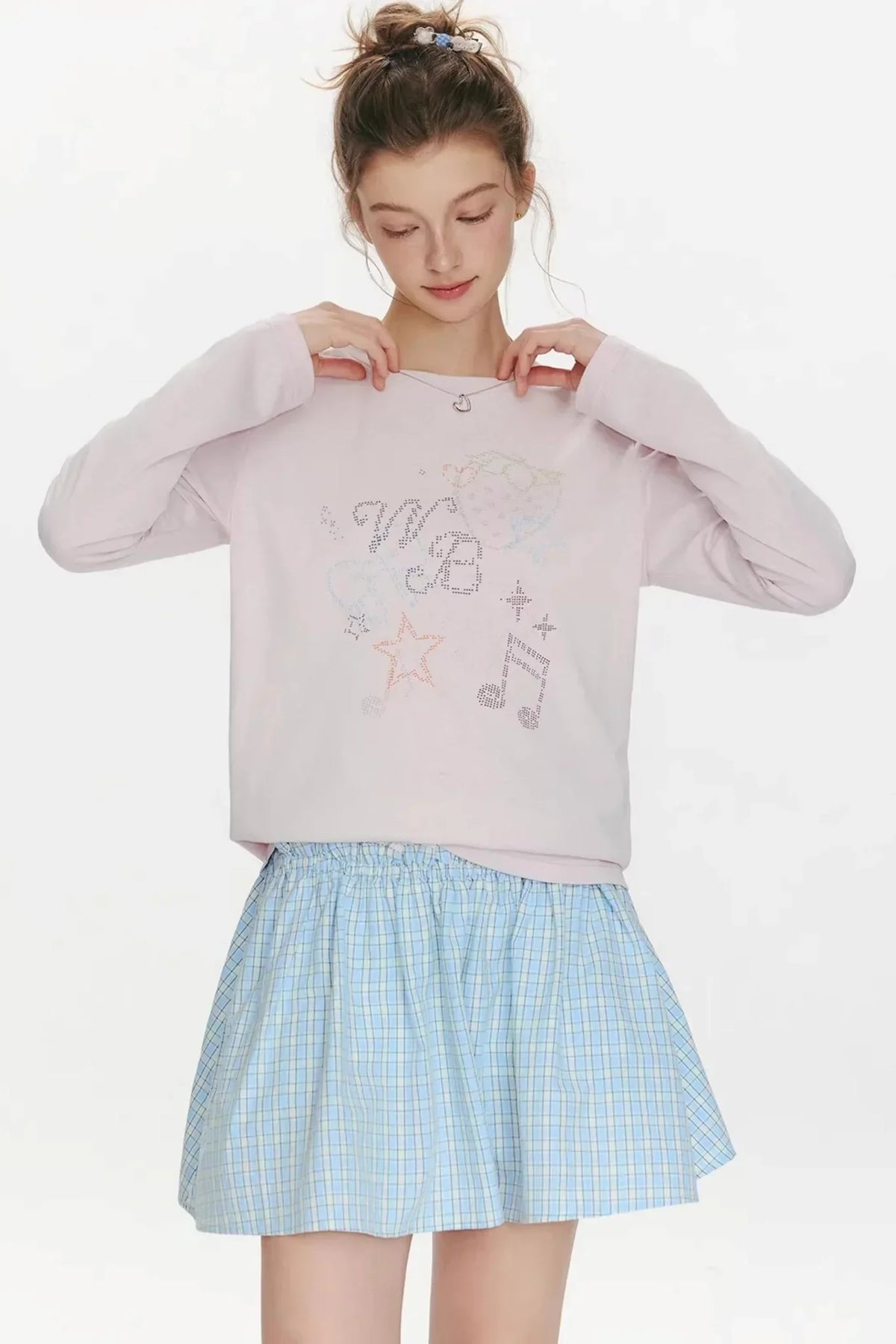 Berry Waltz Printed Thin T-Shirt
