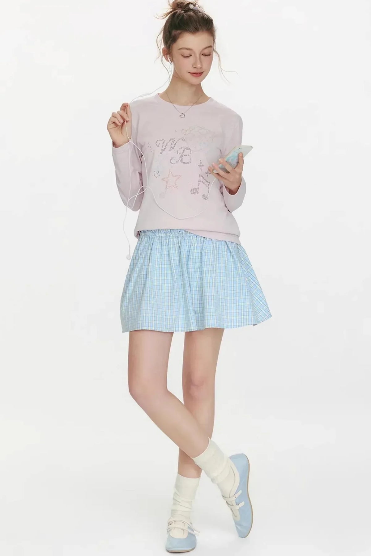 Berry Waltz Printed Thin T-Shirt