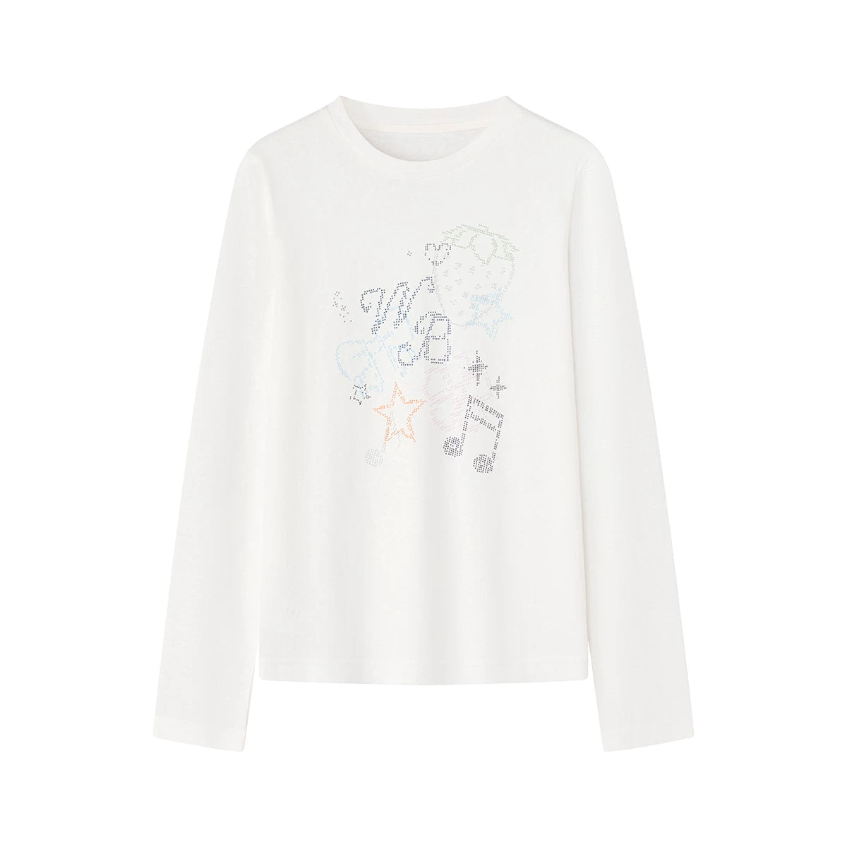 Berry Waltz Printed Thin T-Shirt