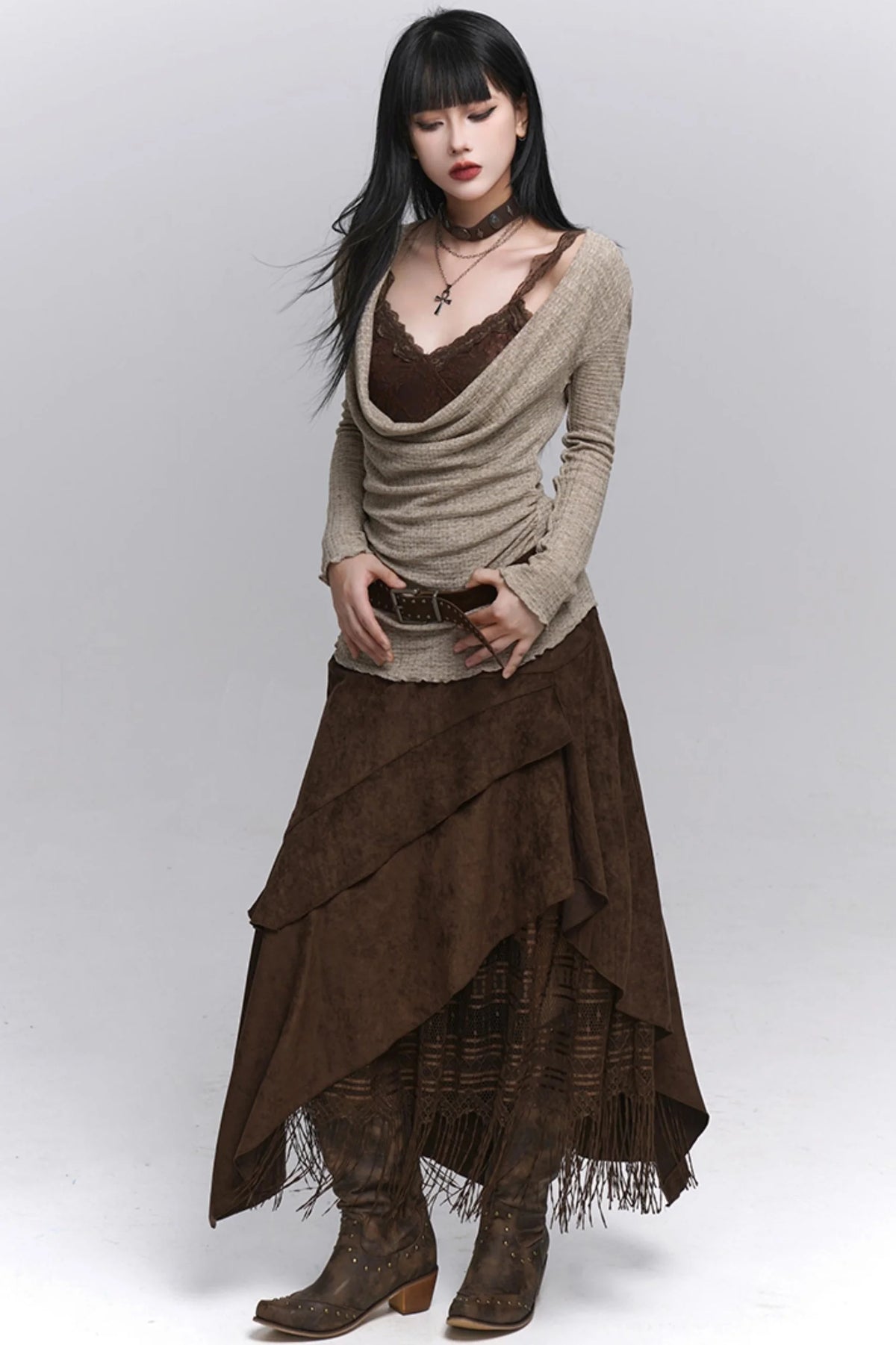 Black A-Line Skirt
