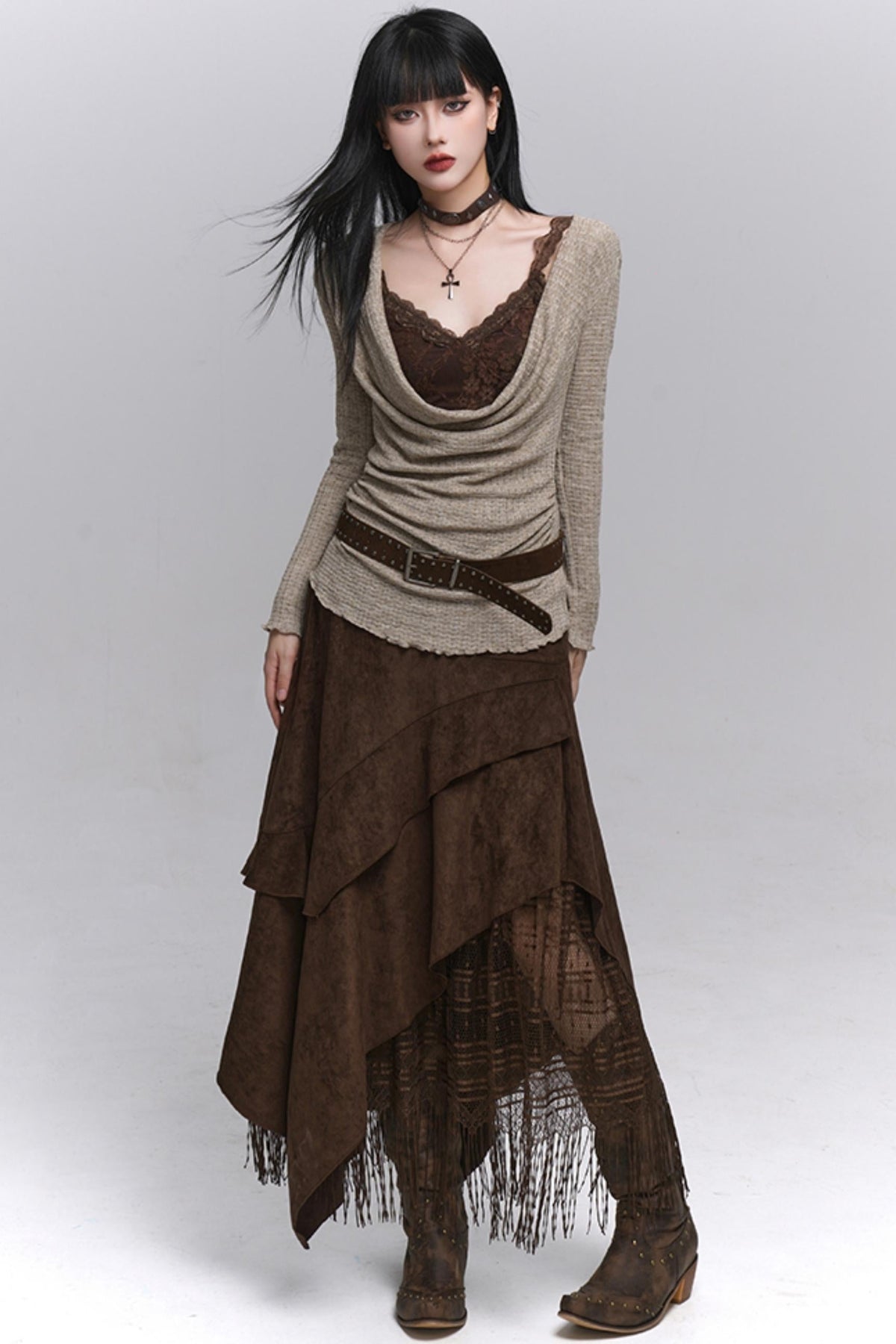Black A-Line Skirt