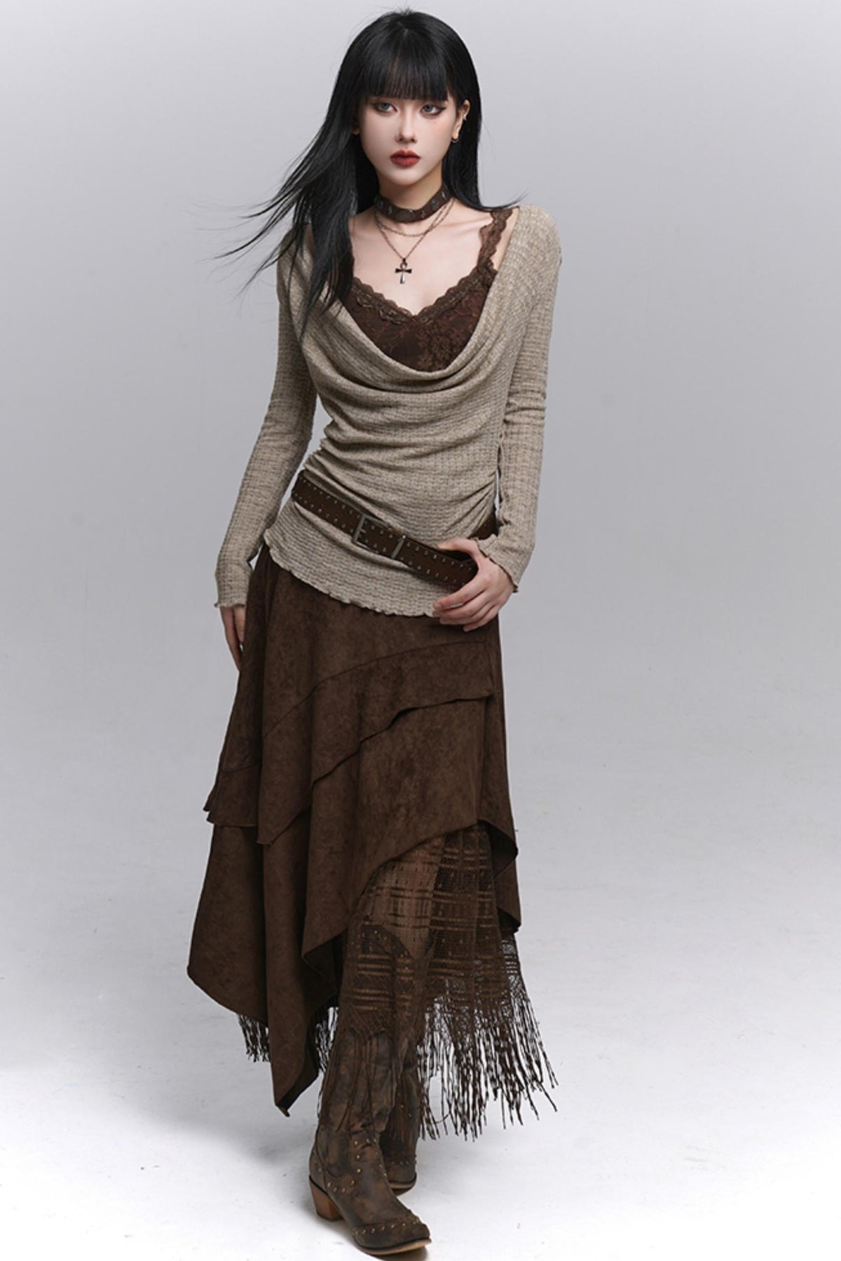 Black A-Line Skirt