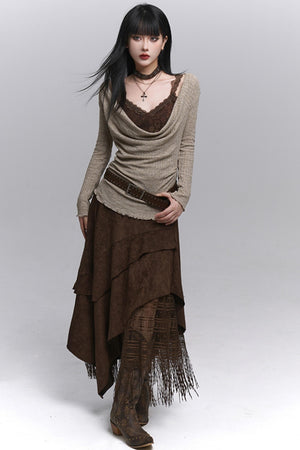 Black A-Line Skirt