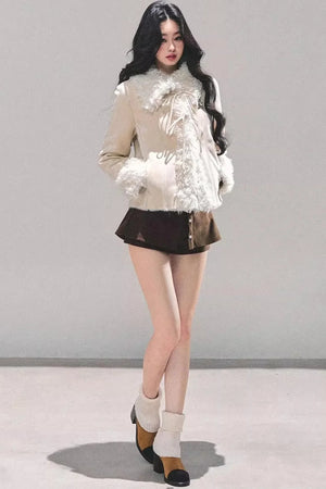 Black Autumn A-Line Shorts