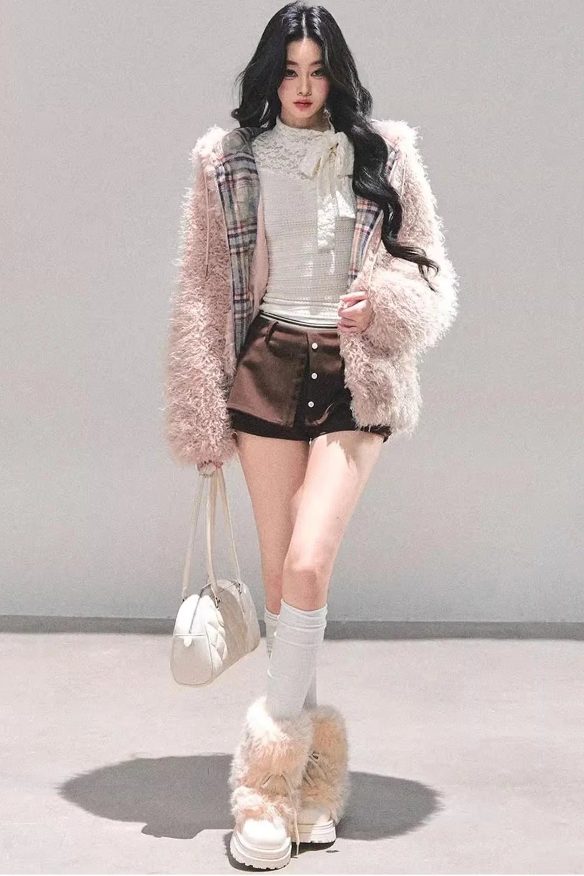 Black Autumn A-Line Shorts