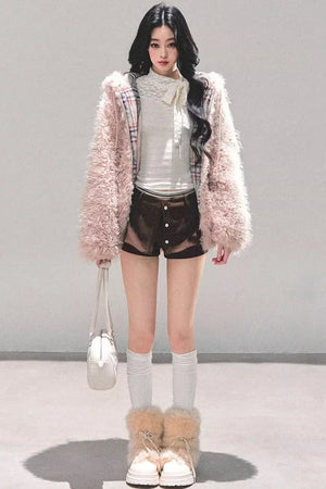 Black Autumn A-Line Shorts