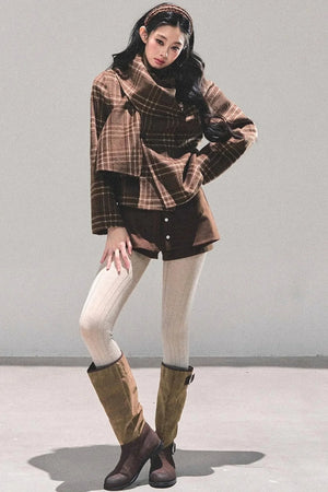 Black Autumn A-Line Shorts