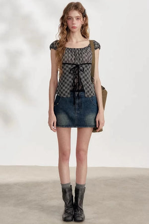 Black Diamond Chiffon Blouse