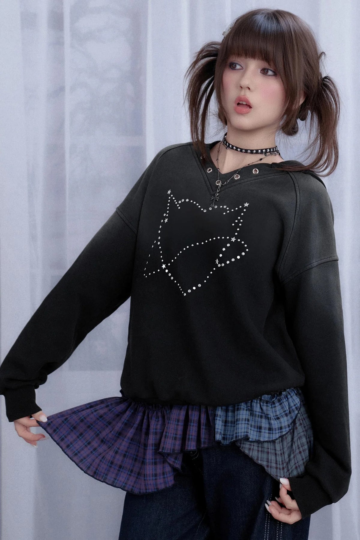 Black Diamond Hooded Sweatshirt Set-Up