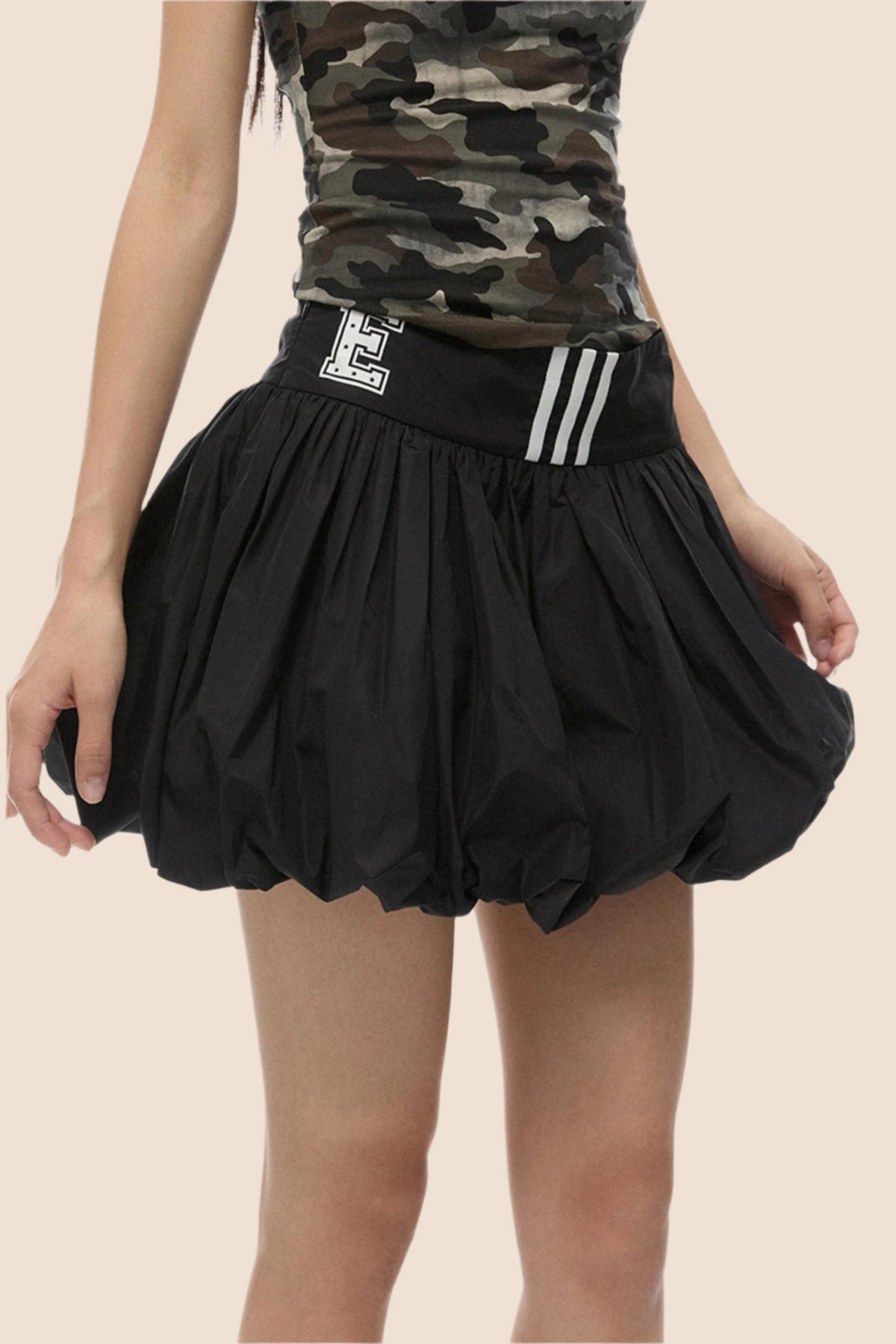 Black Fluffy Skirt