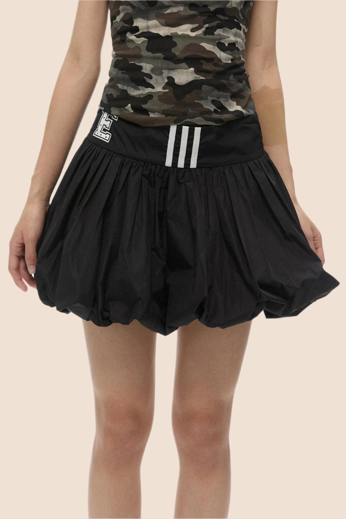 Black Fluffy Skirt