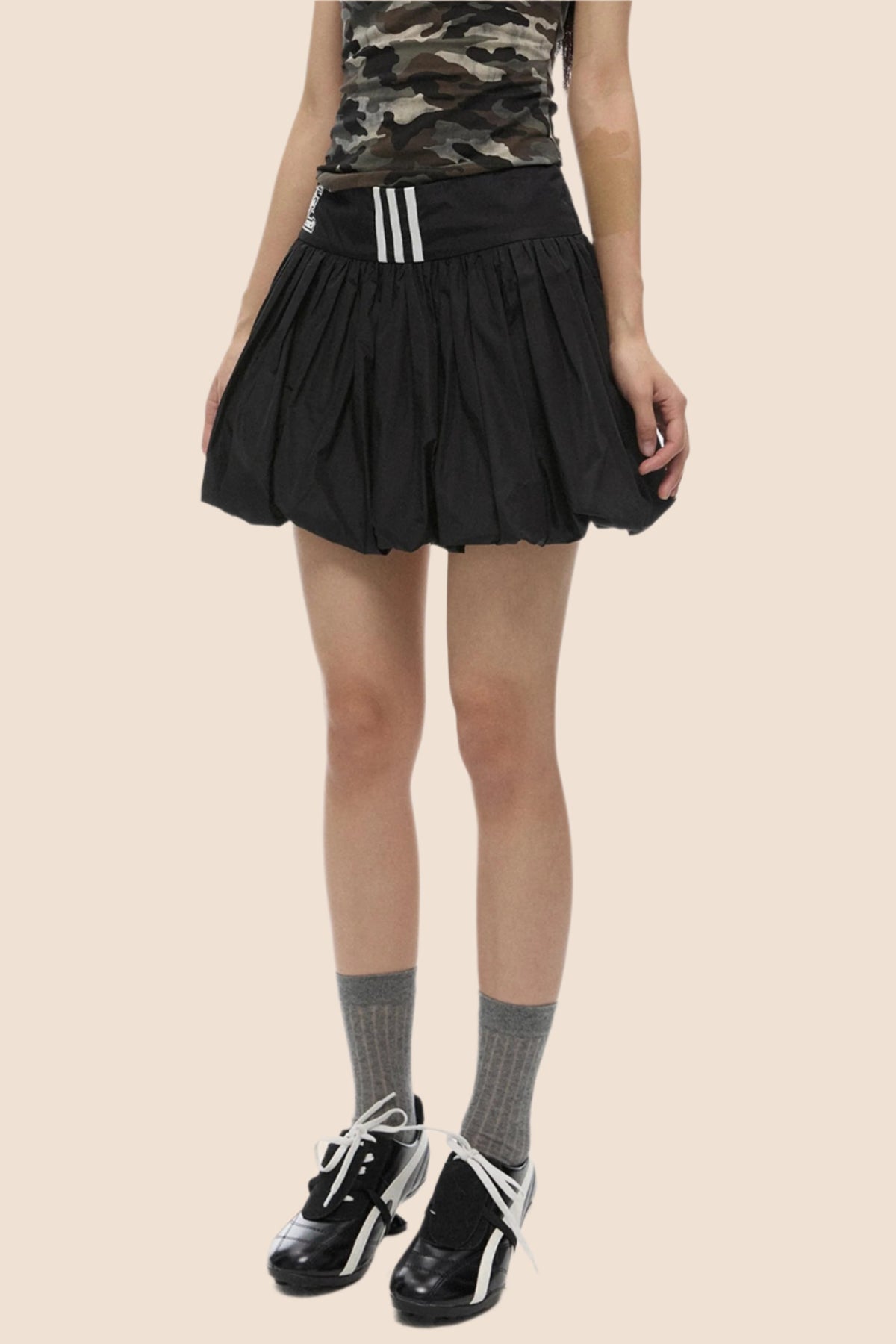 Black Fluffy Skirt