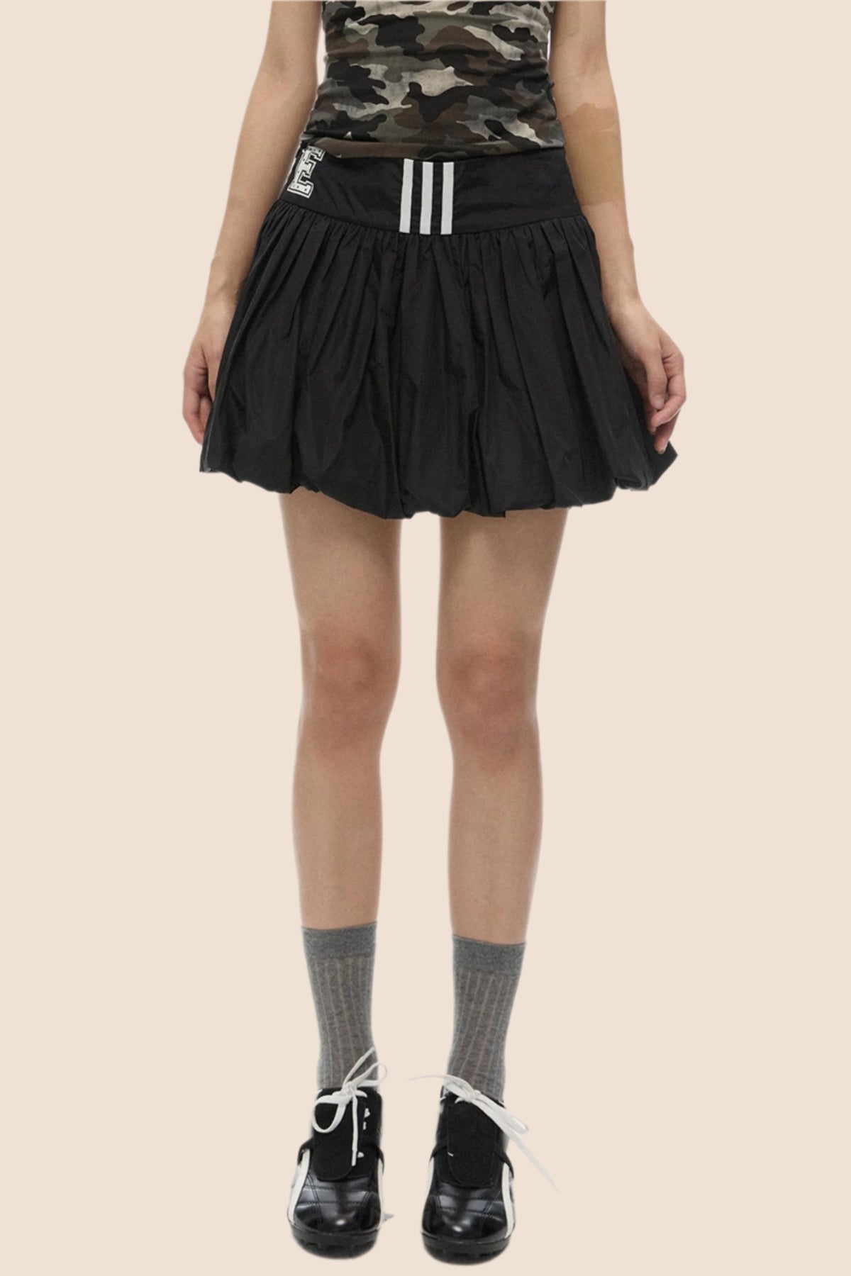 Black Fluffy Skirt