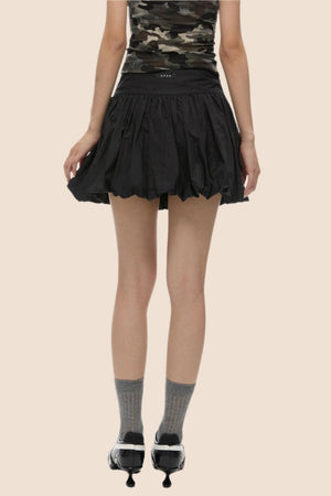 Black Fluffy Skirt