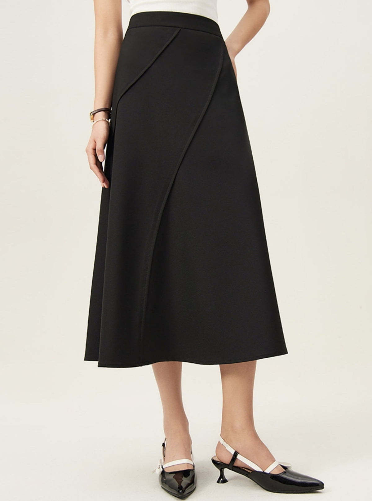 Black High Waist Skirt