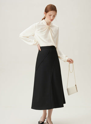 Black High Waist Skirt