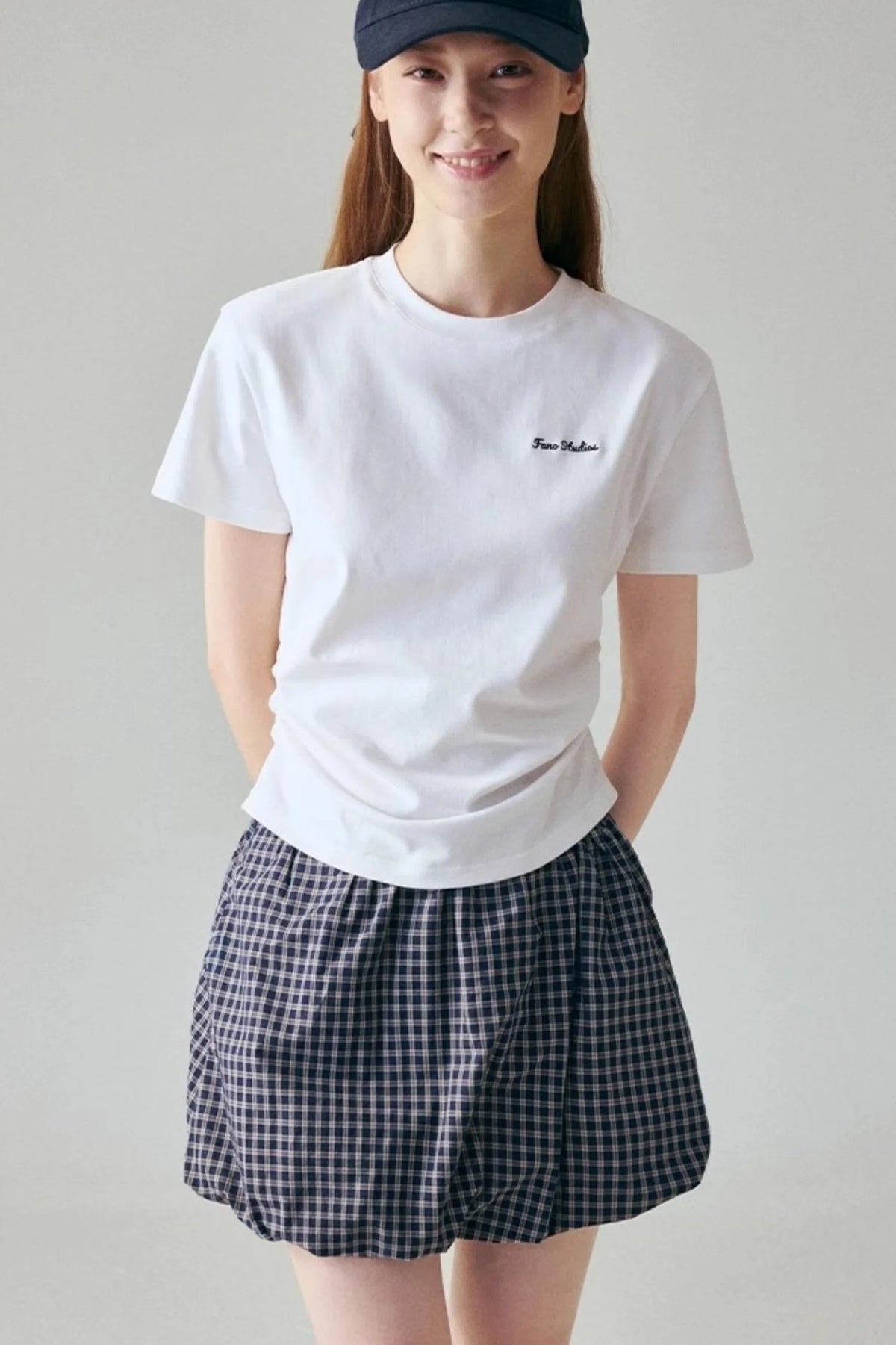 Black Pleat Top