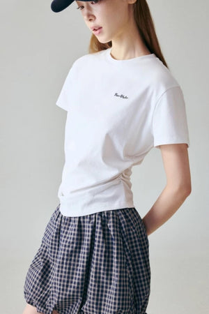Black Pleat Top