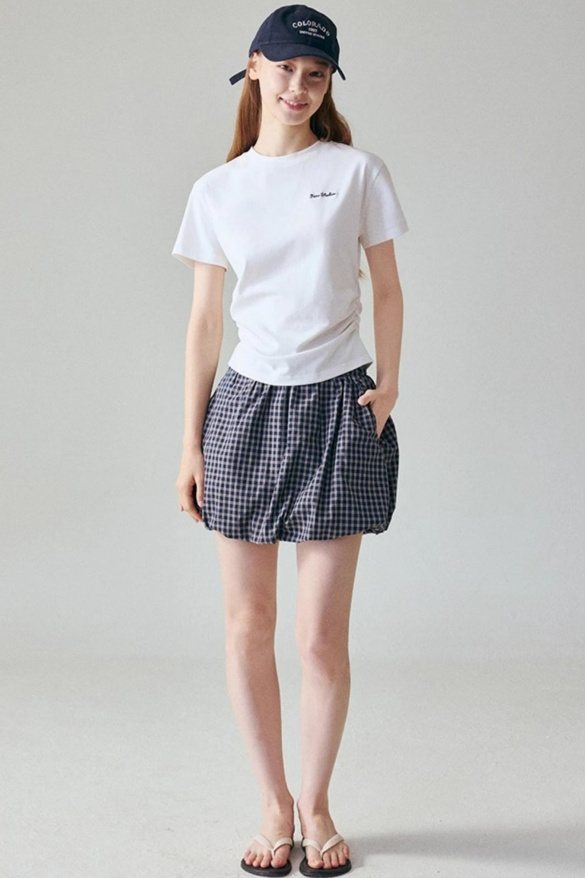 Black Pleat Top
