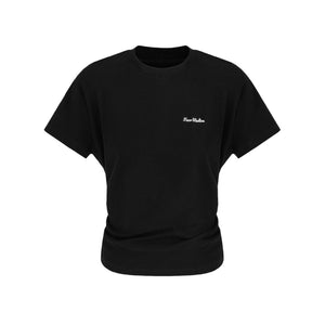 Black Pleat Top