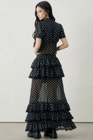 Black Retro Polka Dot Set-Up