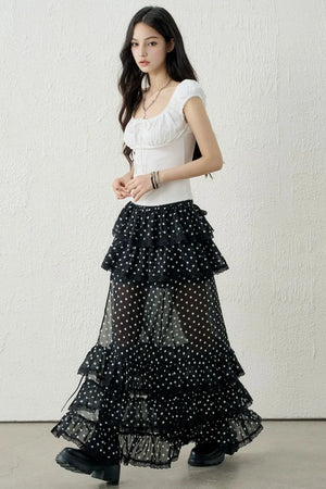 Black Retro Polka Dot Set-Up