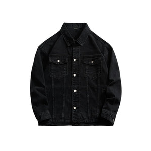 Black Wide Denim Jacket