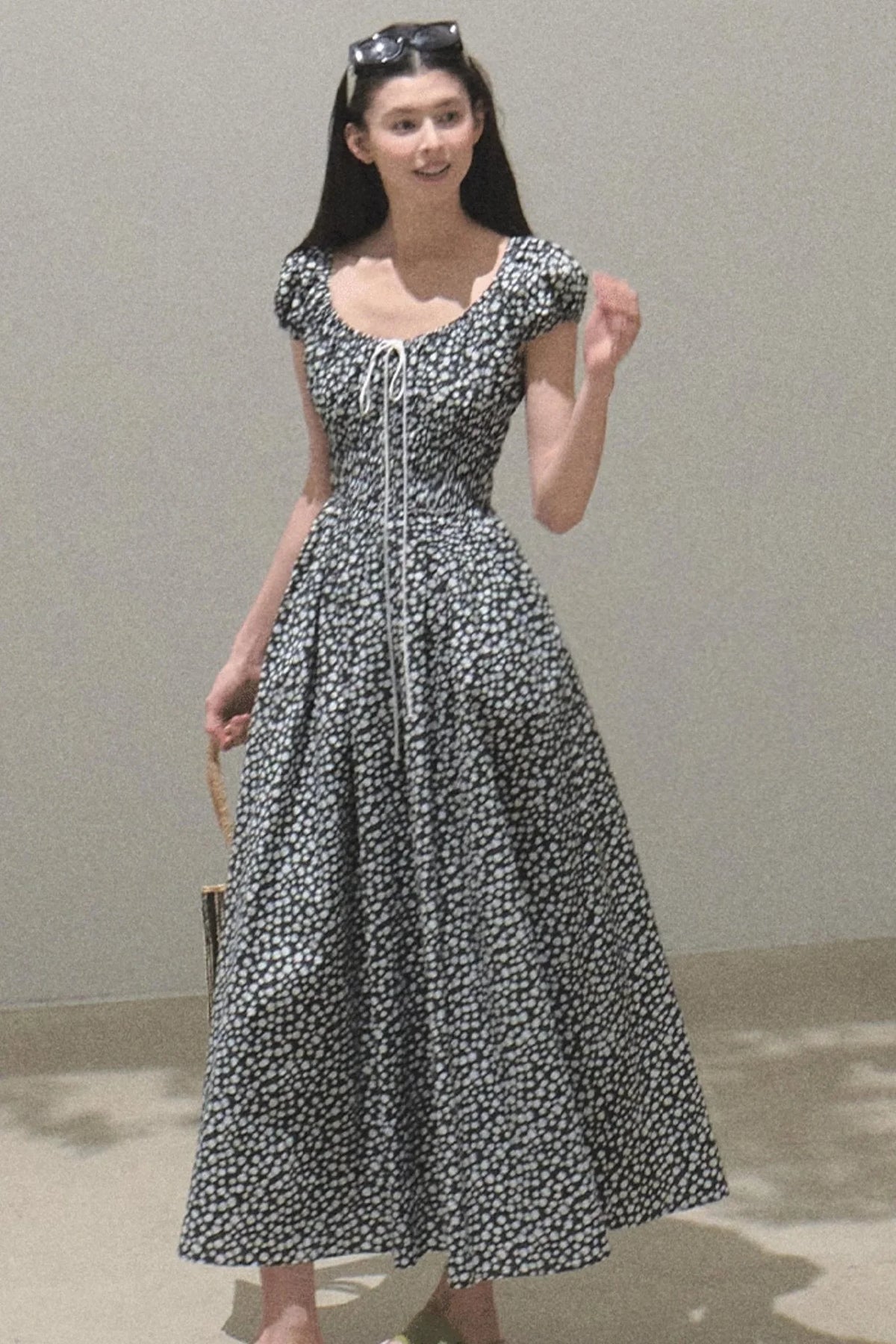 Blissful Tomato Leaf Dress