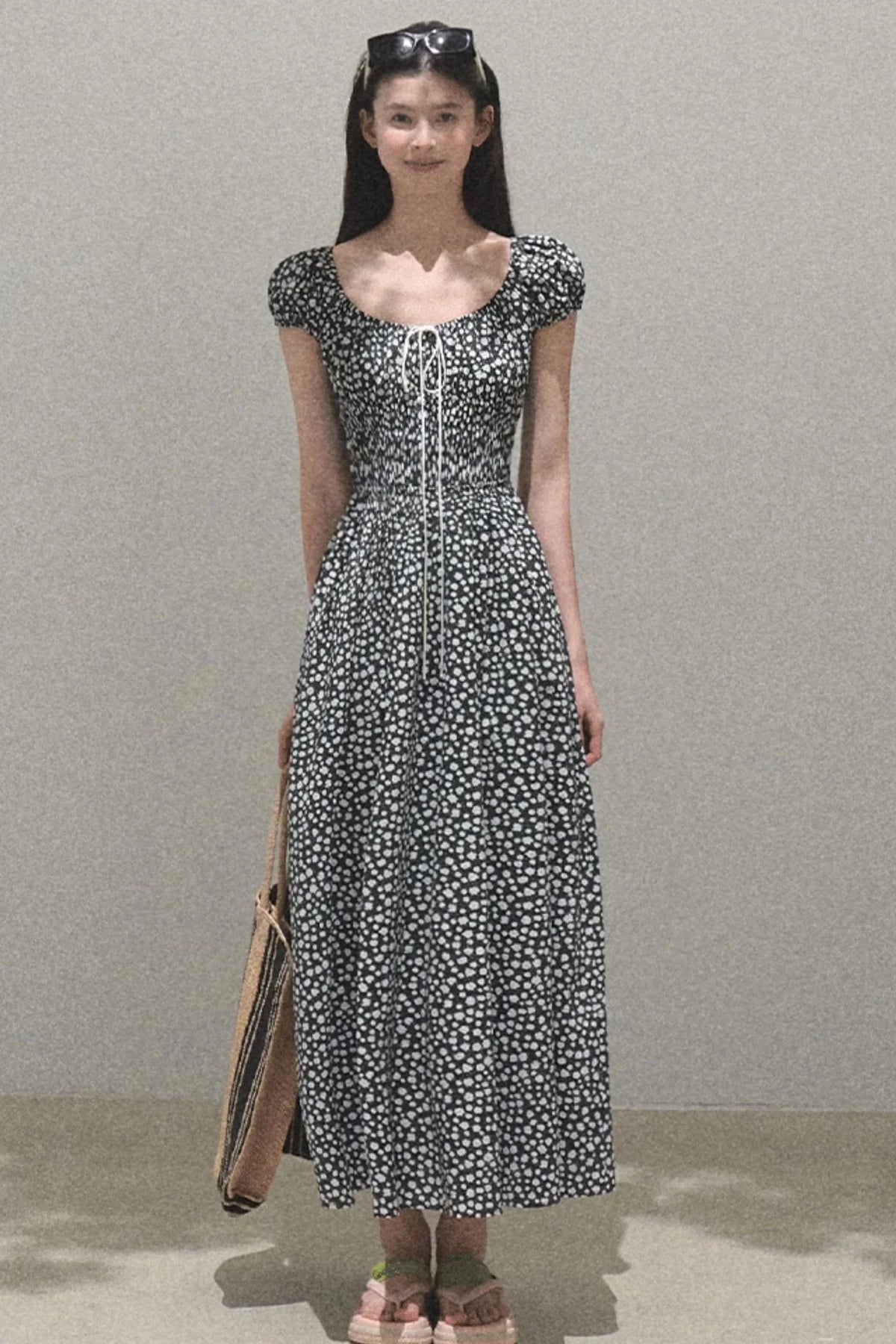 Blissful Tomato Leaf Dress
