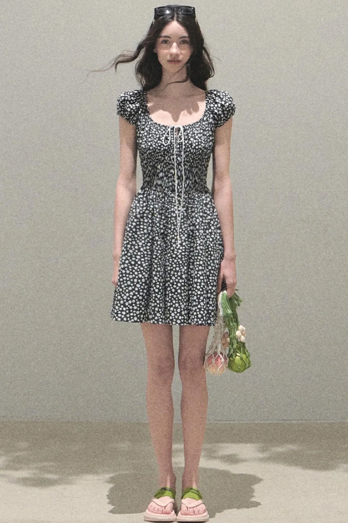 Blissful Tomato Leaf Dress