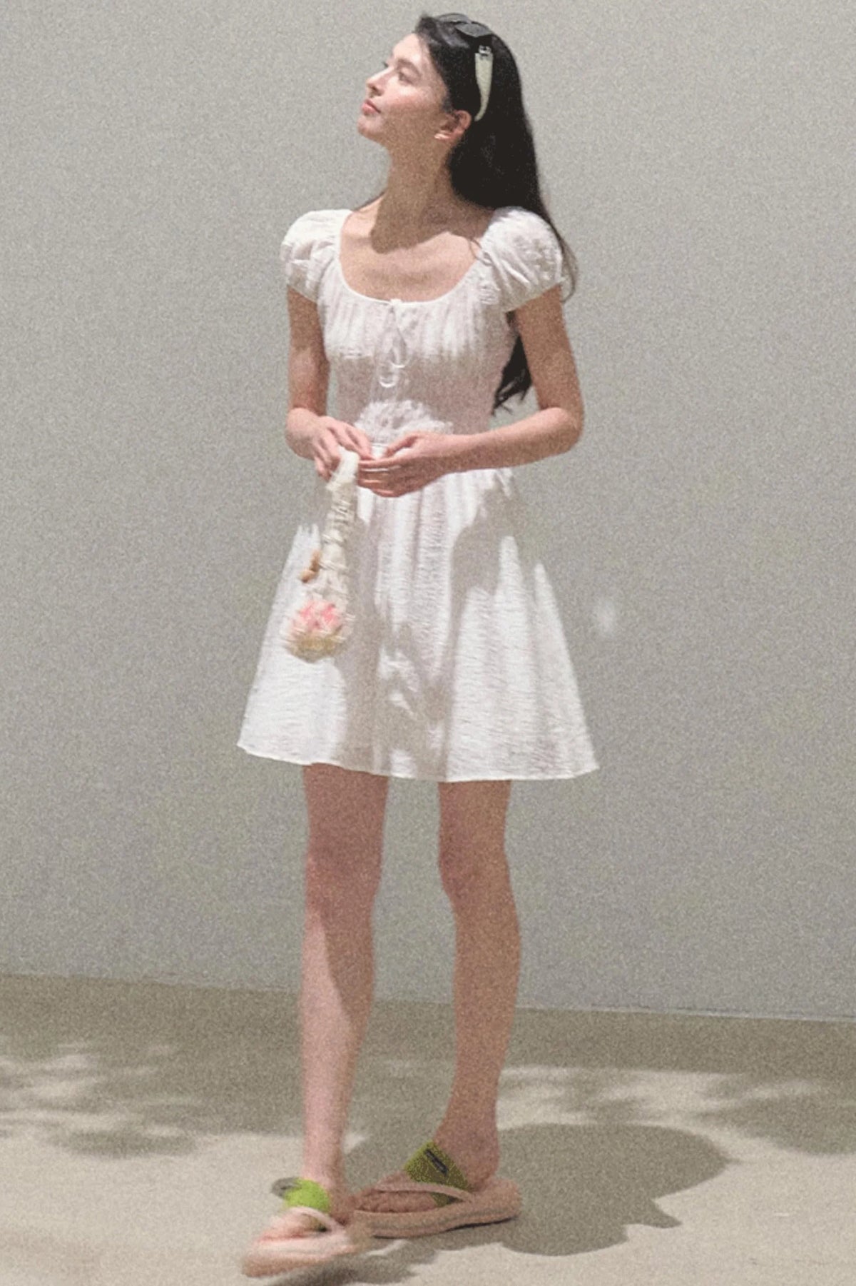 Blissful Tomato Leaf Dress
