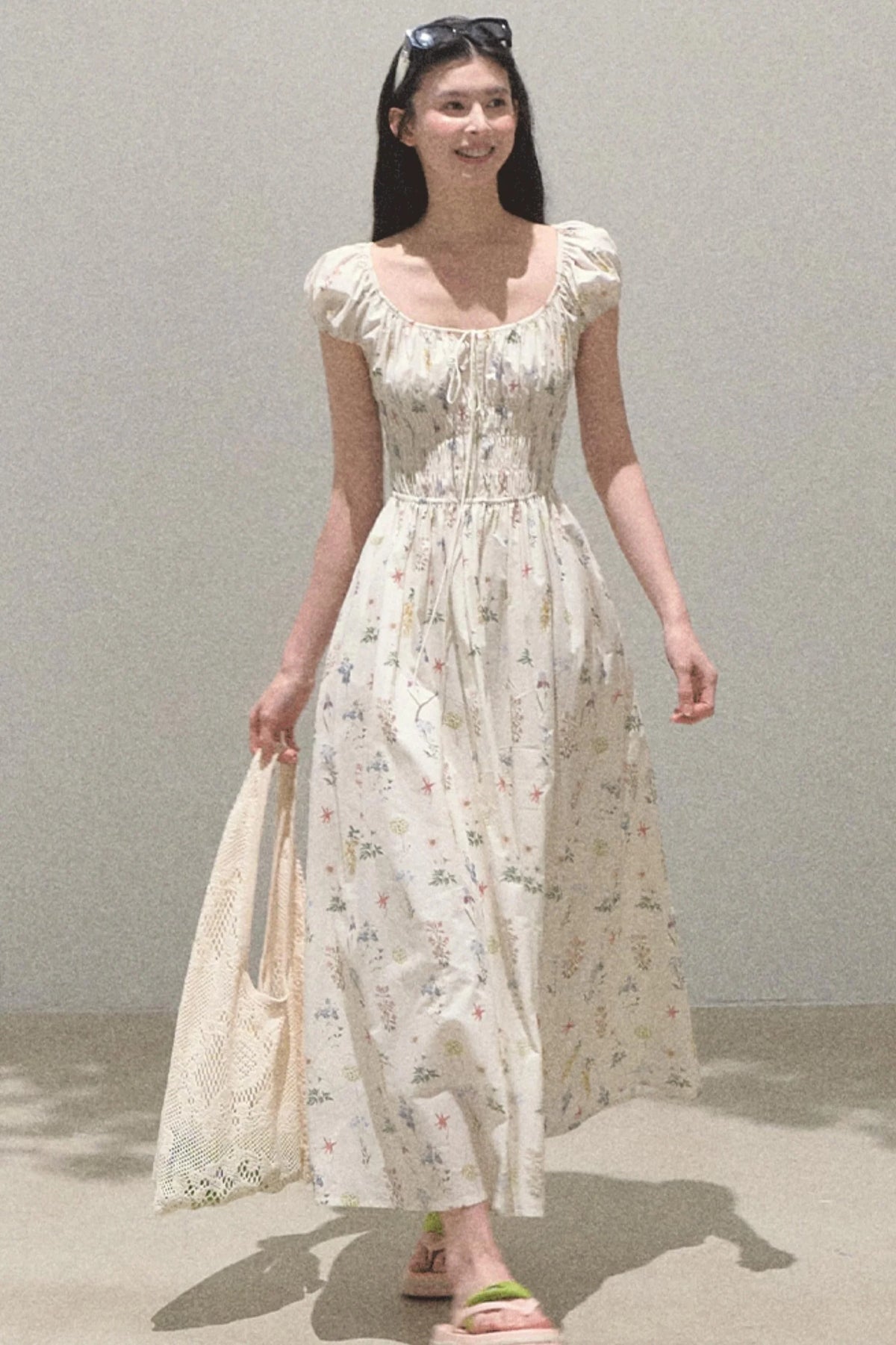 Blissful Tomato Leaf Dress