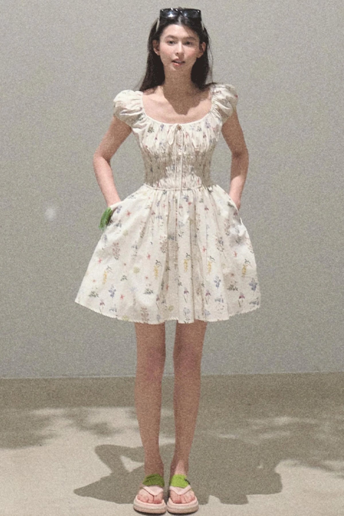 Blissful Tomato Leaf Dress