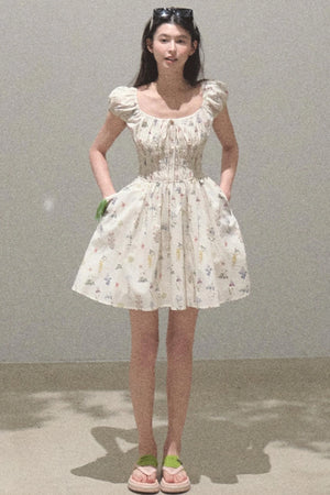 Blissful Tomato Leaf Dress
