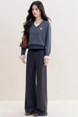 Blokette Loose Knit Trousers