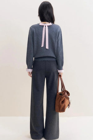 Blokette Loose Knit Trousers