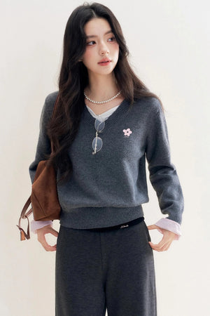 Blokette Loose Knit Trousers