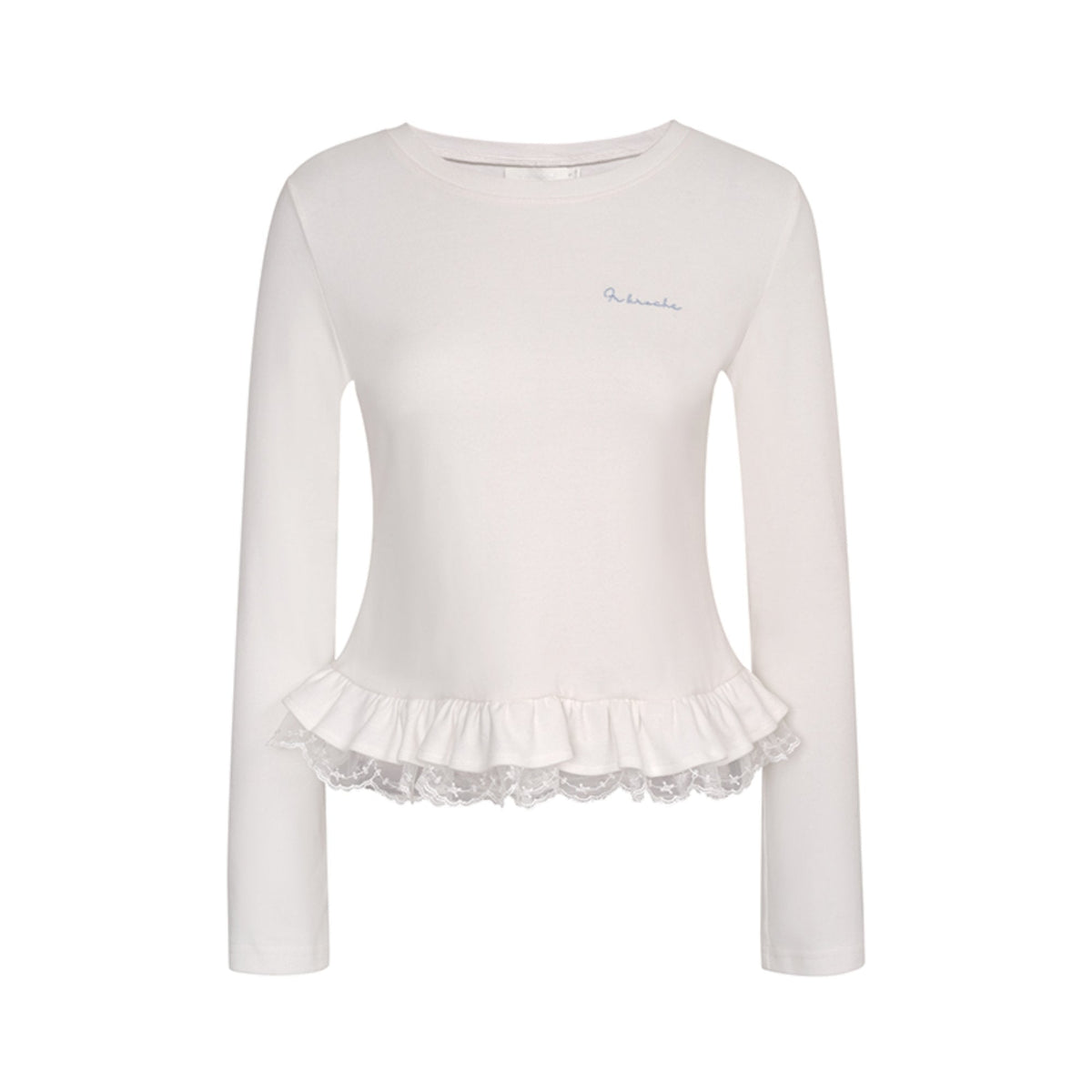 Blokette Reversible Lace Ruffle Tee