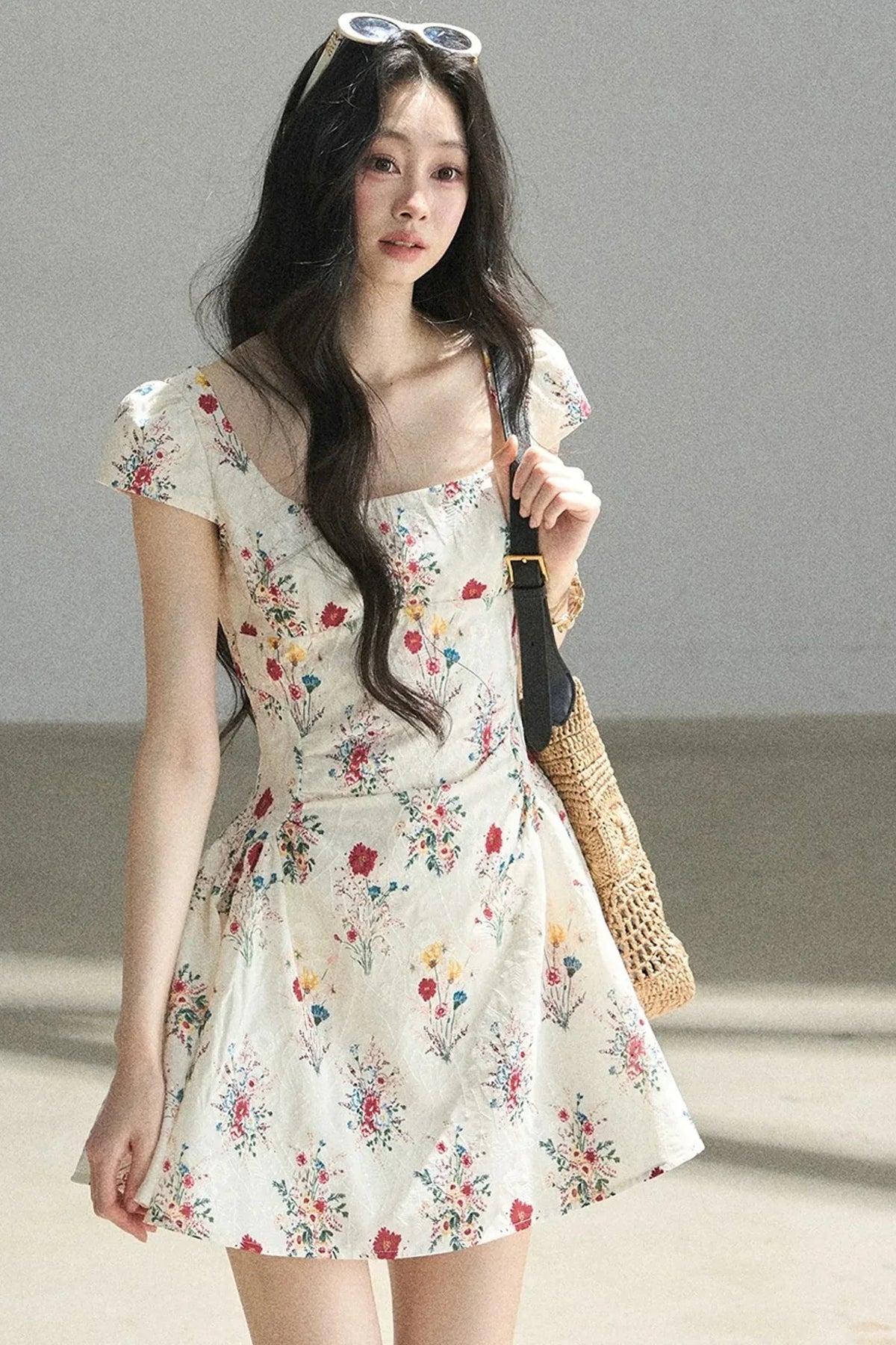 Blooming Chiffon Floral Dress
