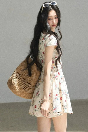 Blooming Chiffon Floral Dress