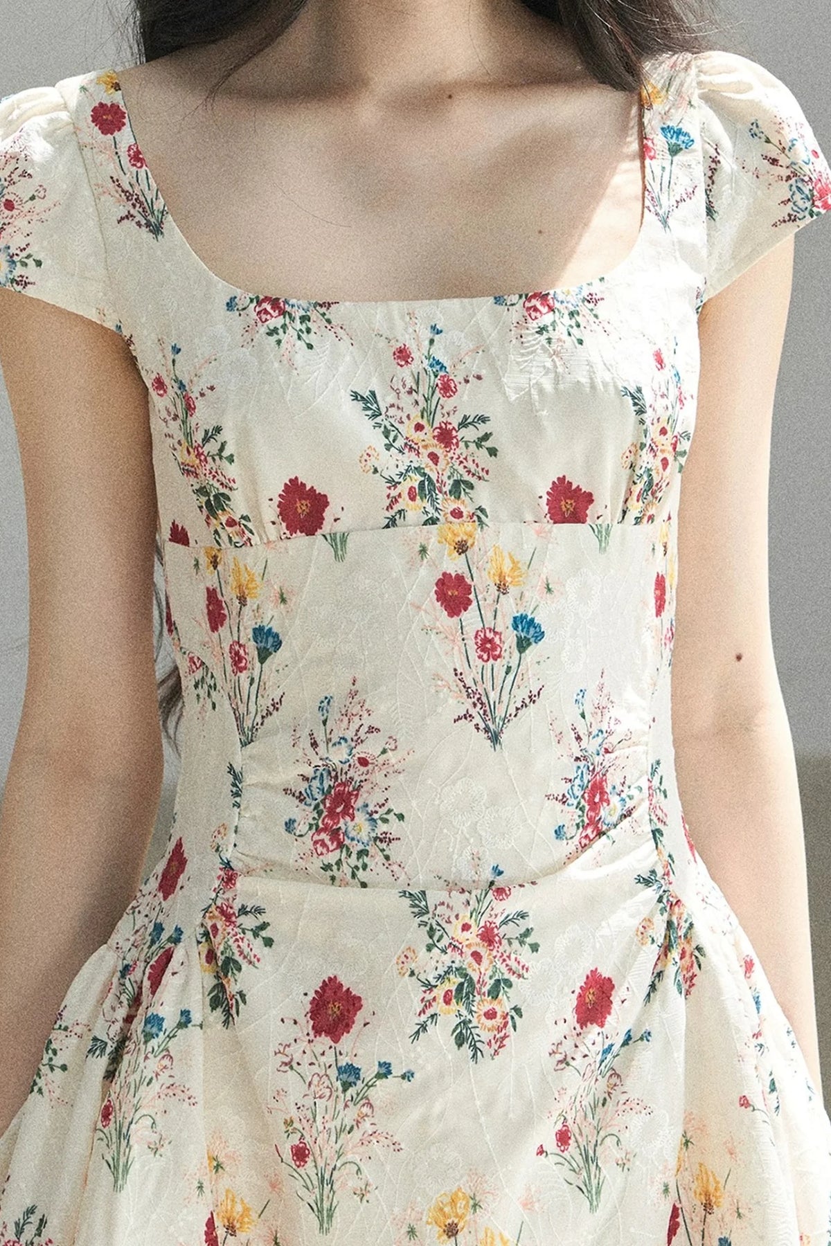 Blooming Chiffon Floral Dress