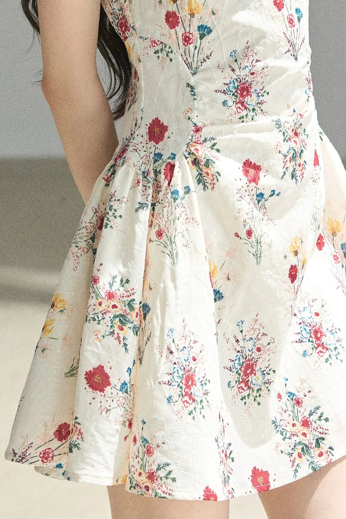 Blooming Chiffon Floral Dress