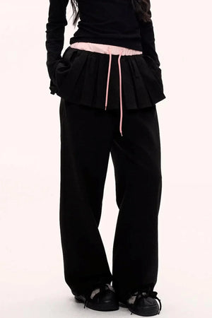 Blooming Wool Pleated Pants