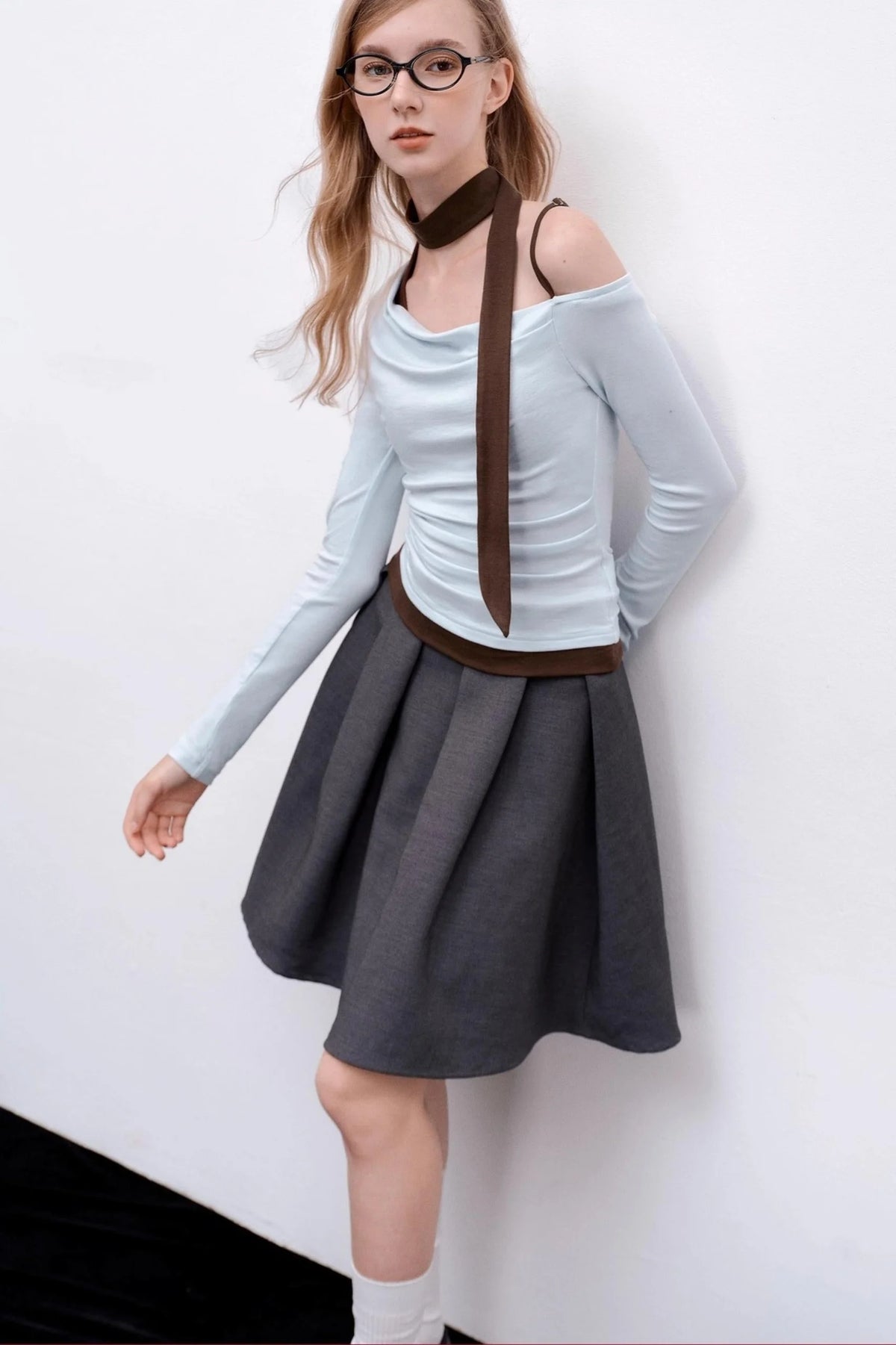 Blue Autumn Long Sleeve T-Shirt