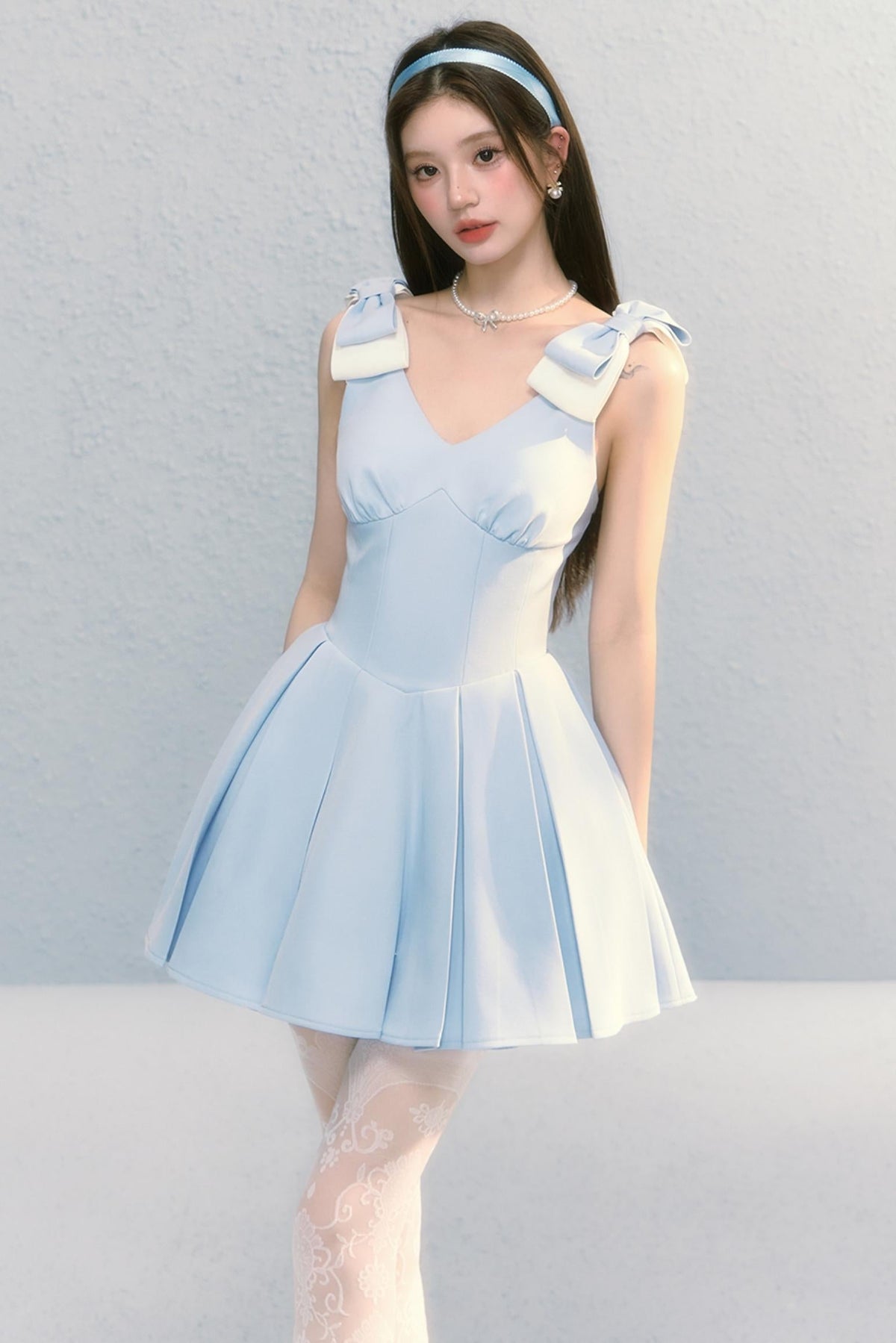 Blue Daughter V-Line Summer Slip Dress