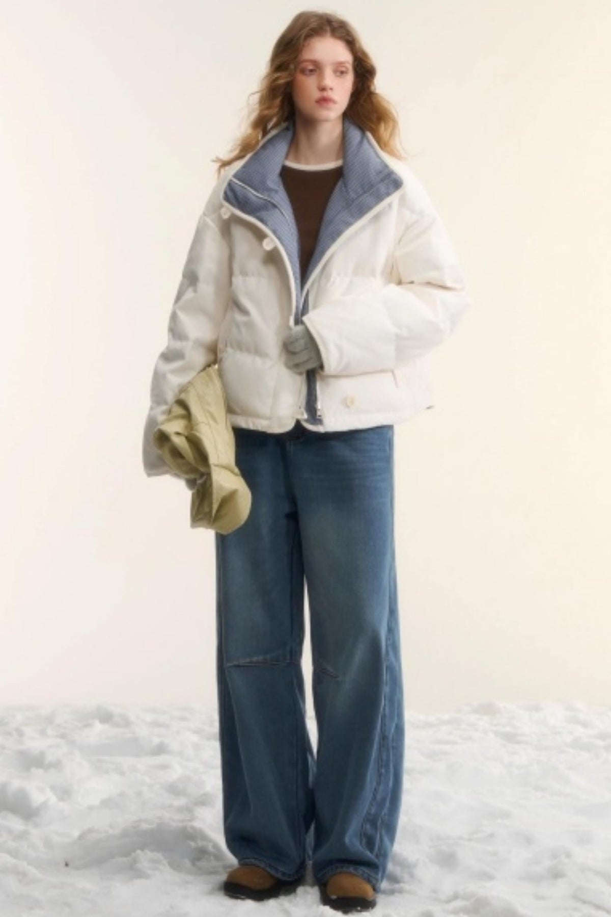 Blue Fleece-Lined Scimitar Pants