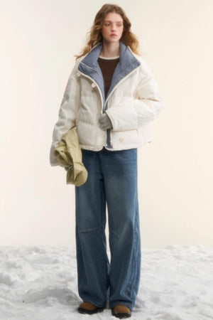 Blue Fleece-Lined Scimitar Pants