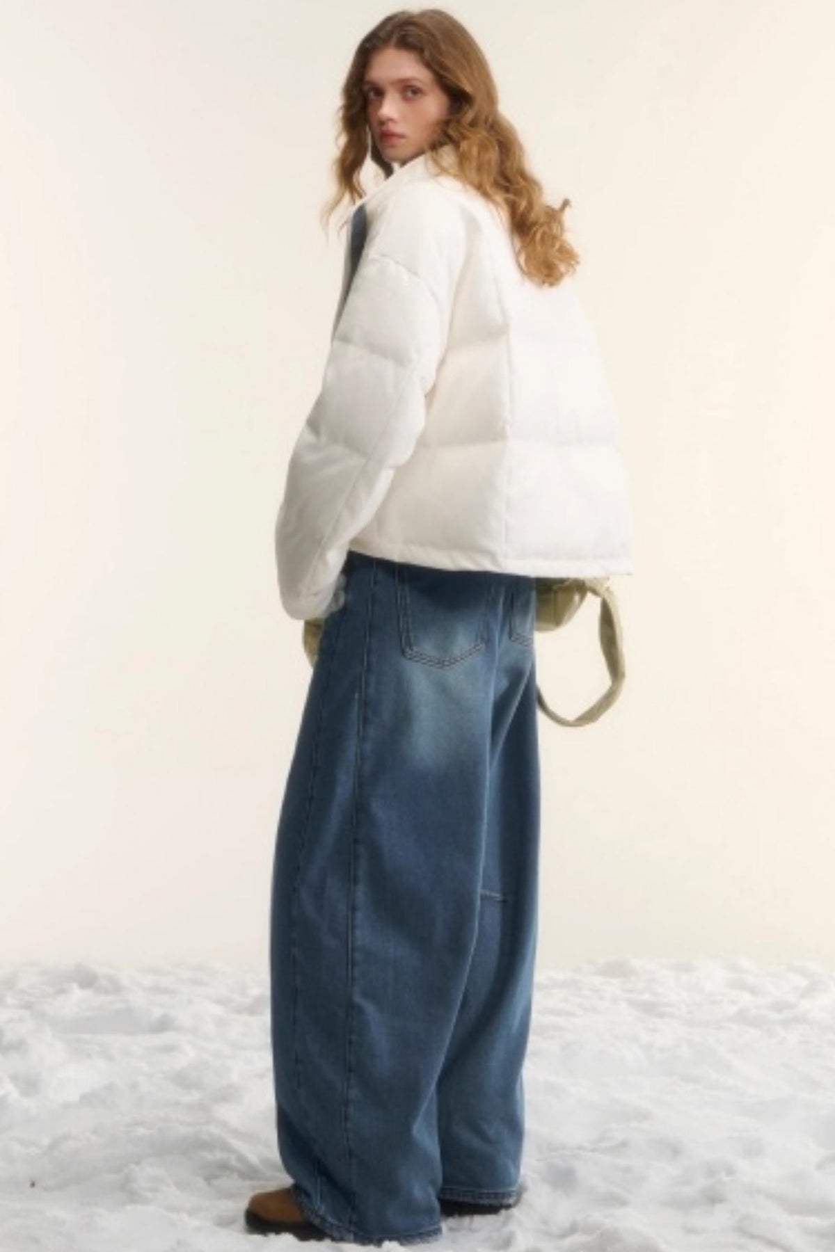 Blue Fleece-Lined Scimitar Pants