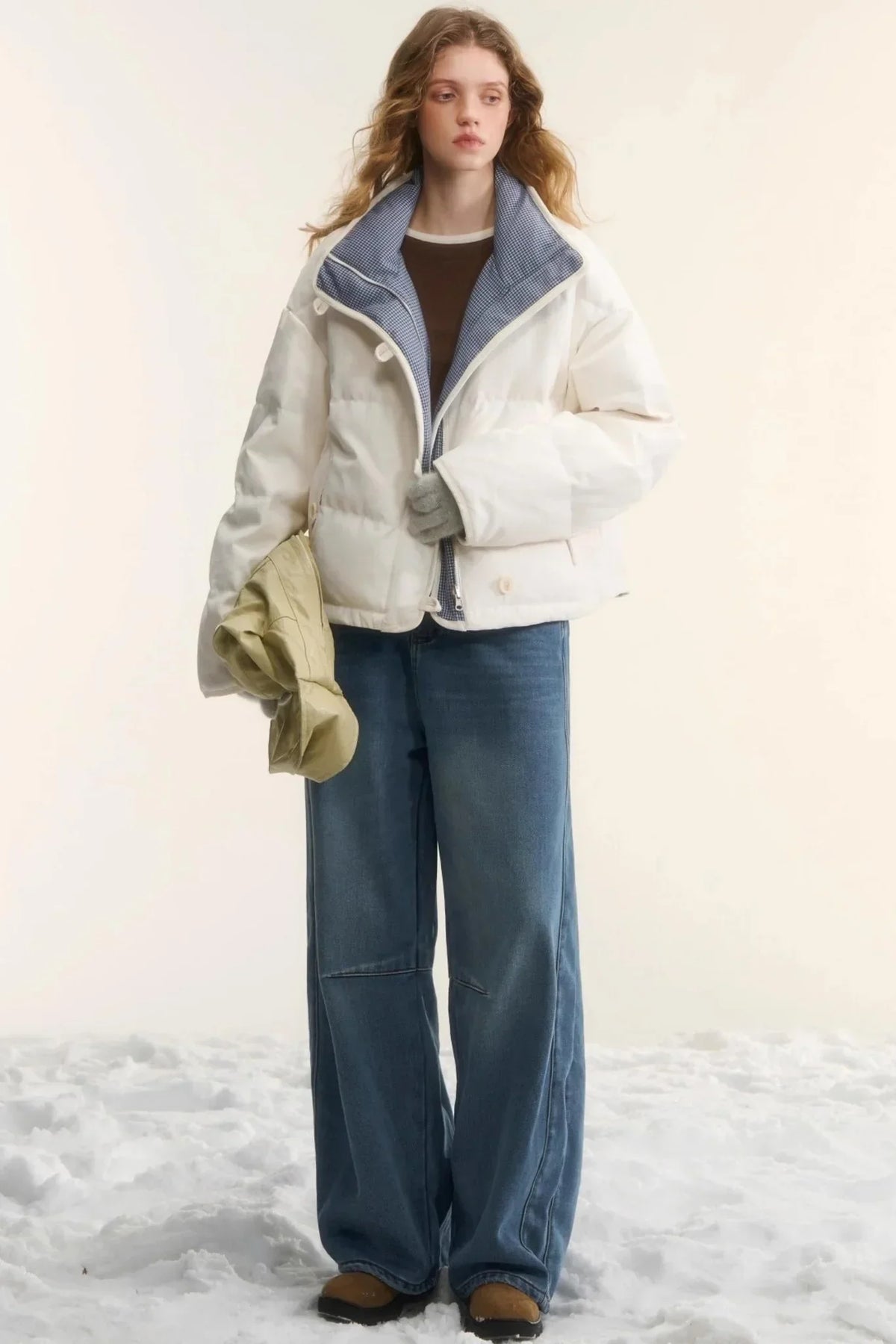 Blue Fleece-Lined Scimitar Pants